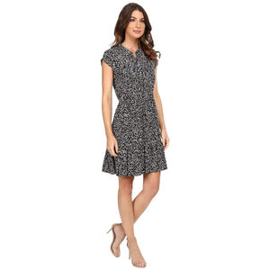 Women's Rebecca Taylor Pop Flower Ditzy Floral Tiered Silk Mini Dress Size 6